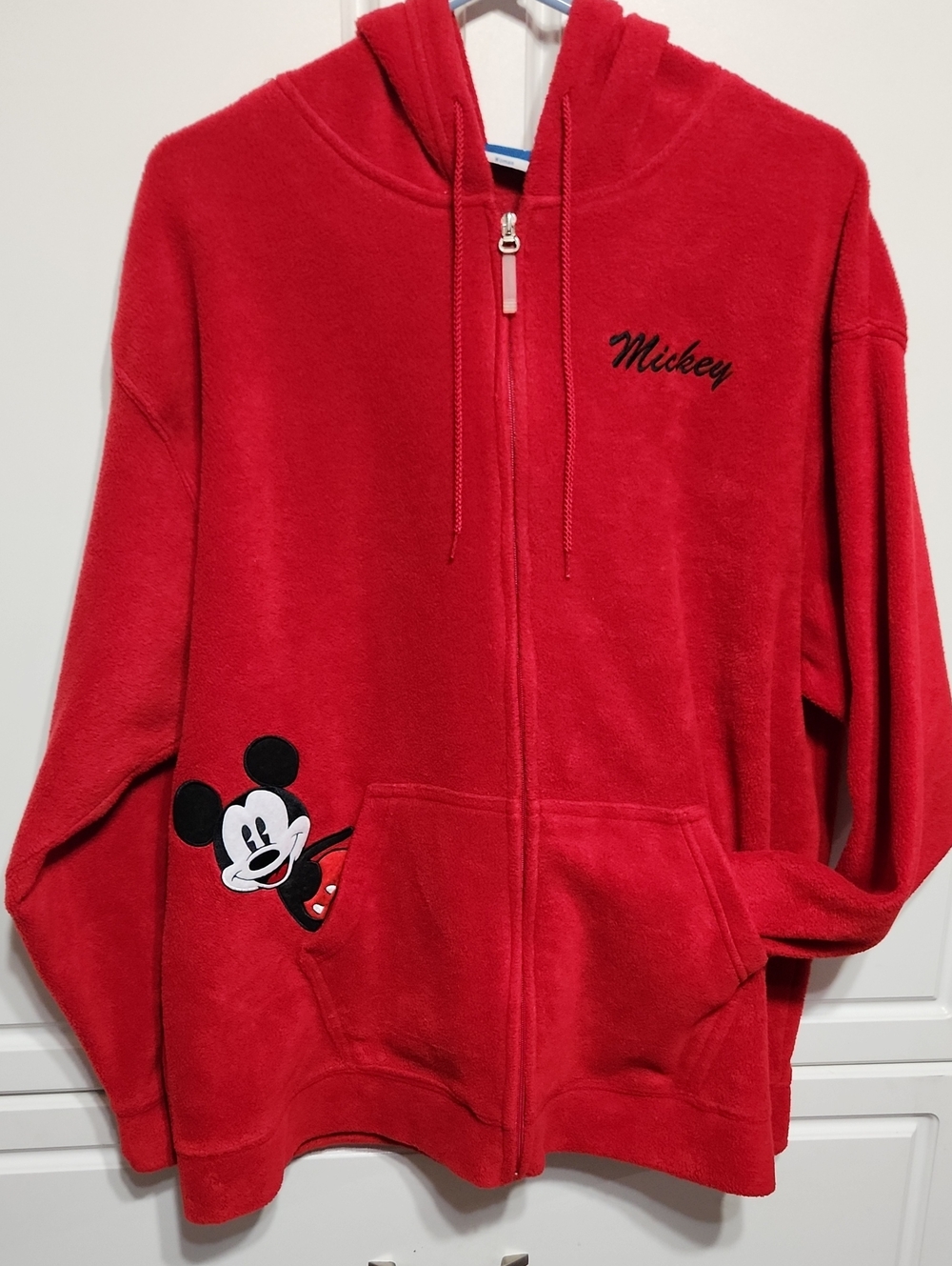 Disney Mickey Zip-Up Fleece Hoodie Jacket